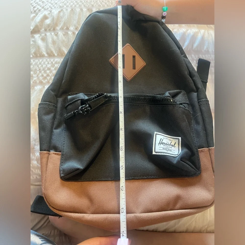 Herschel Supply Company Black and Tan Backpack
